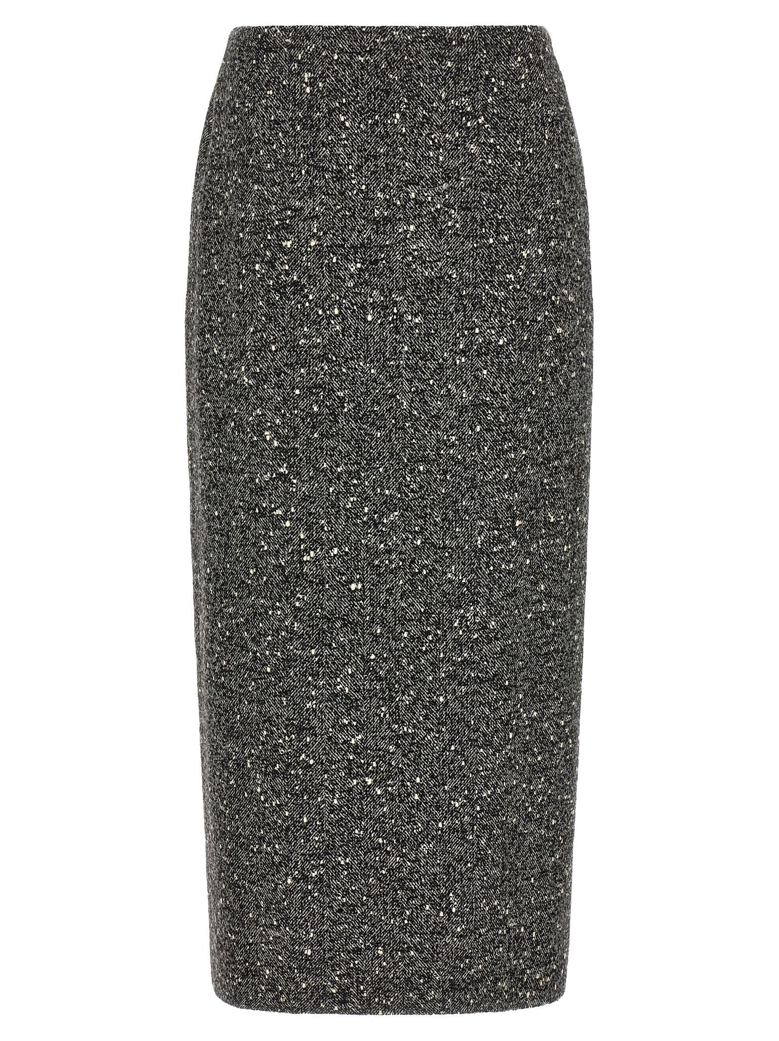 Valentino Garavani Chevron Bouclé Skirt