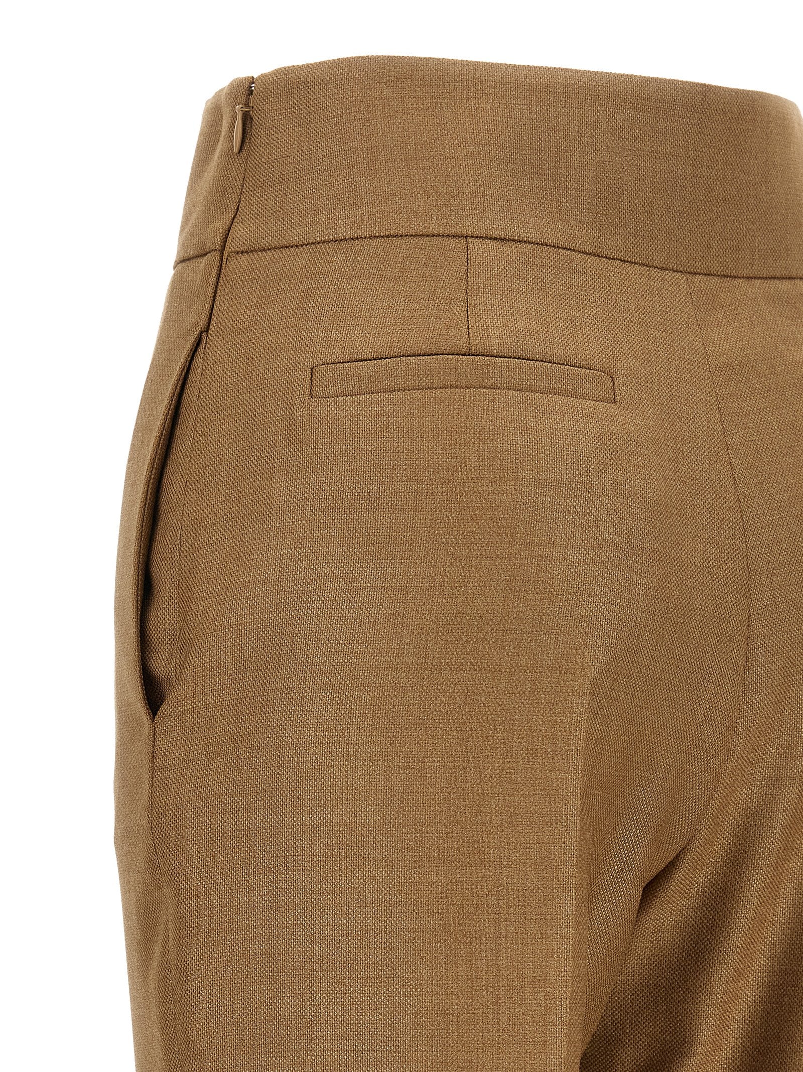 Valentino Garavani Textured Silk Wool Pants