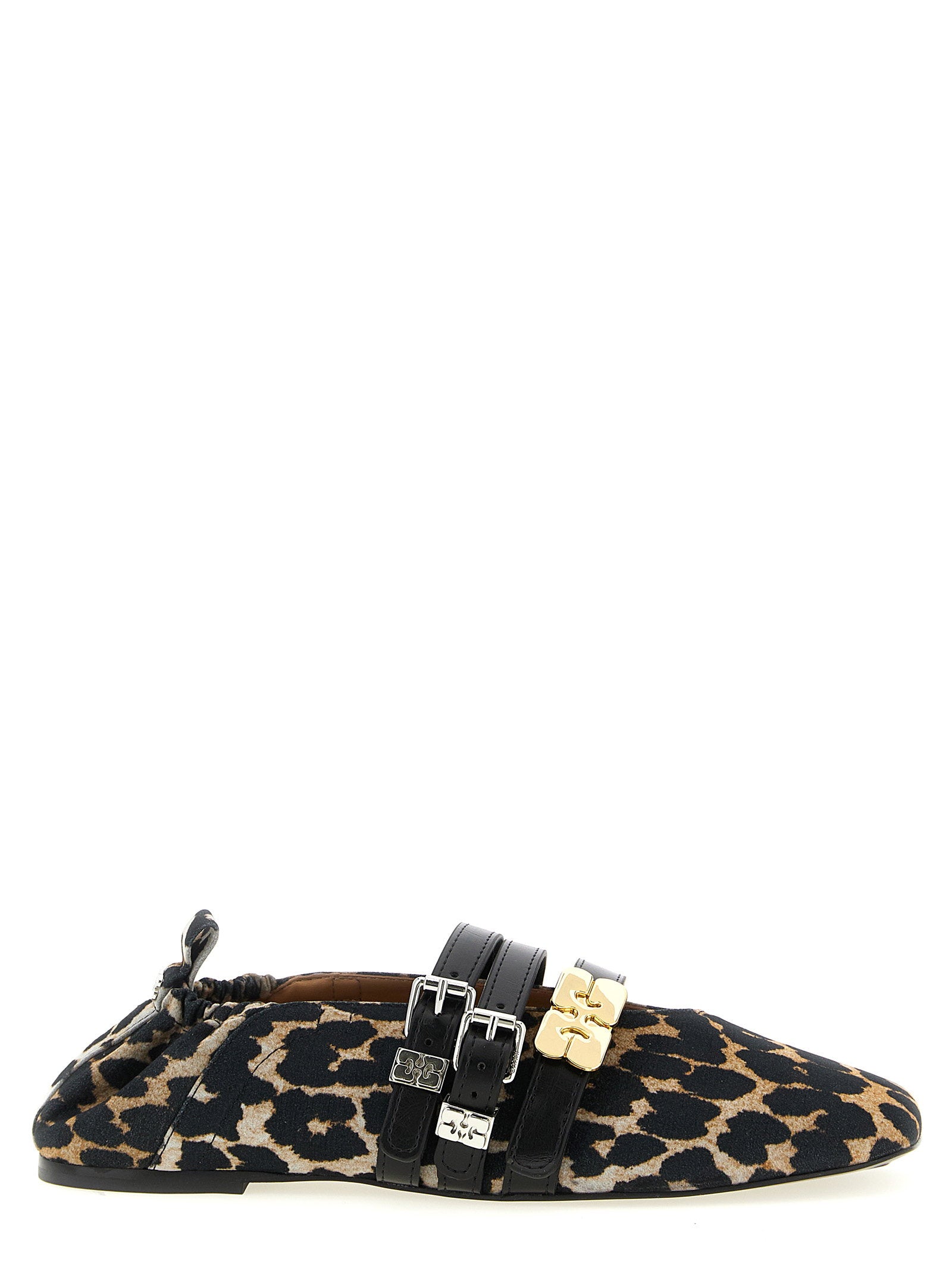 Ganni Sue Triple Ballet Flats