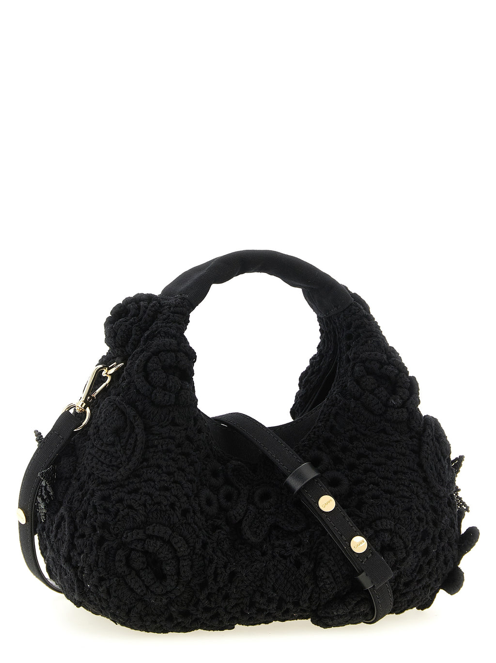 Ganni Mini Hobo Crochet Handbag