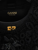 Ganni Mini Hobo Crochet Handbag