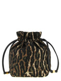Ganni Metallic Bou Bucket Pouch