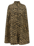 Valentino Garavani Cape In Animalier Cloth