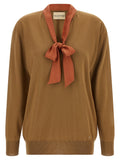 Valentino Garavani Lavallière Collar Sweater