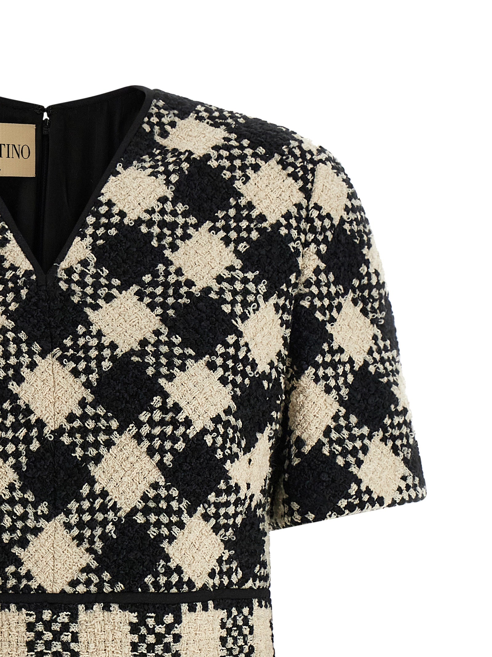 Valentino Garavani Damier Tweed Dress