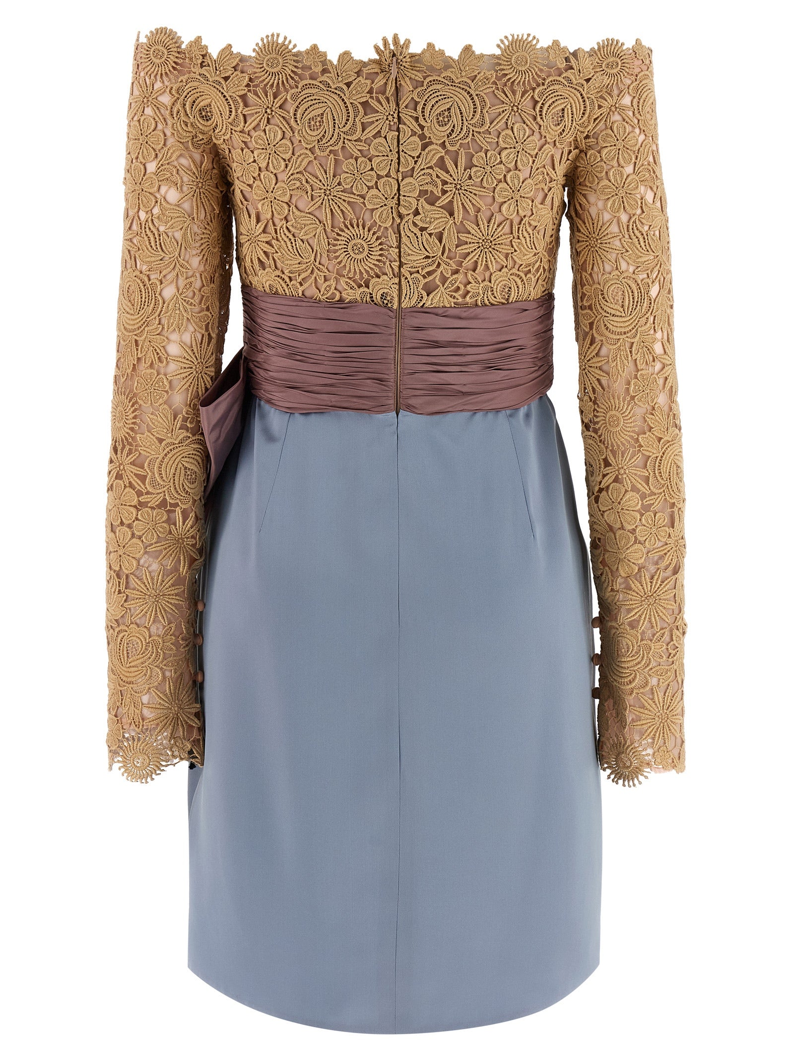 Valentino Garavani Valentinogaravani Fleur A Jours Flower Mix Dress