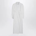 Max Mara White shirt dress in cotton twill