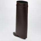 Givenchy Shark Pinch leather boots in ebony brown