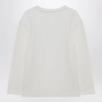 Max Mara White sweatshirt in silk blend