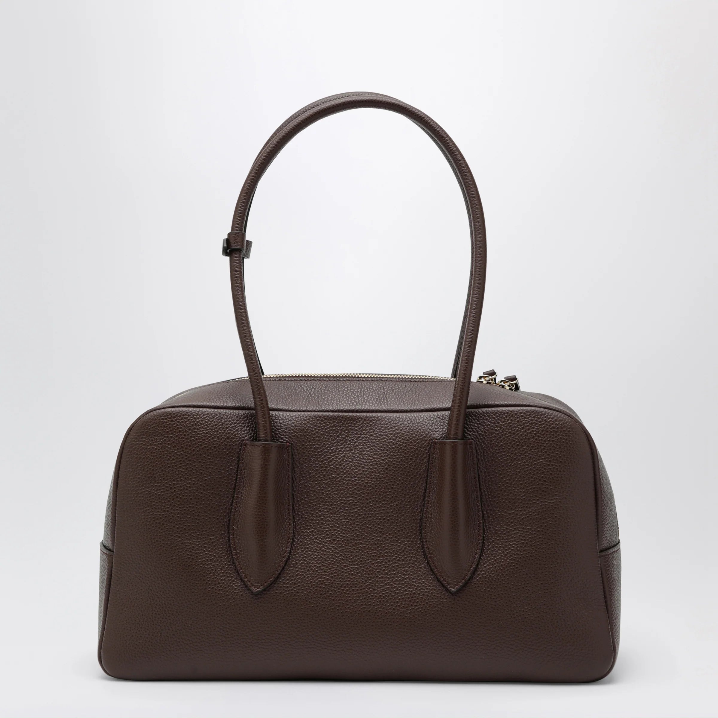 NOESI Betty brown bag in grained leather