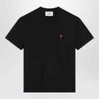 Ami Paris Black Ami De Coeur T-shirt