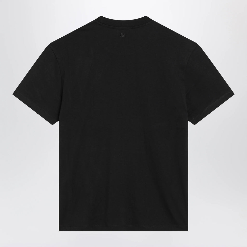 Ami Paris Black Ami De Coeur T-shirt