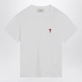 Ami Paris White Ami De Coeur T-shirt