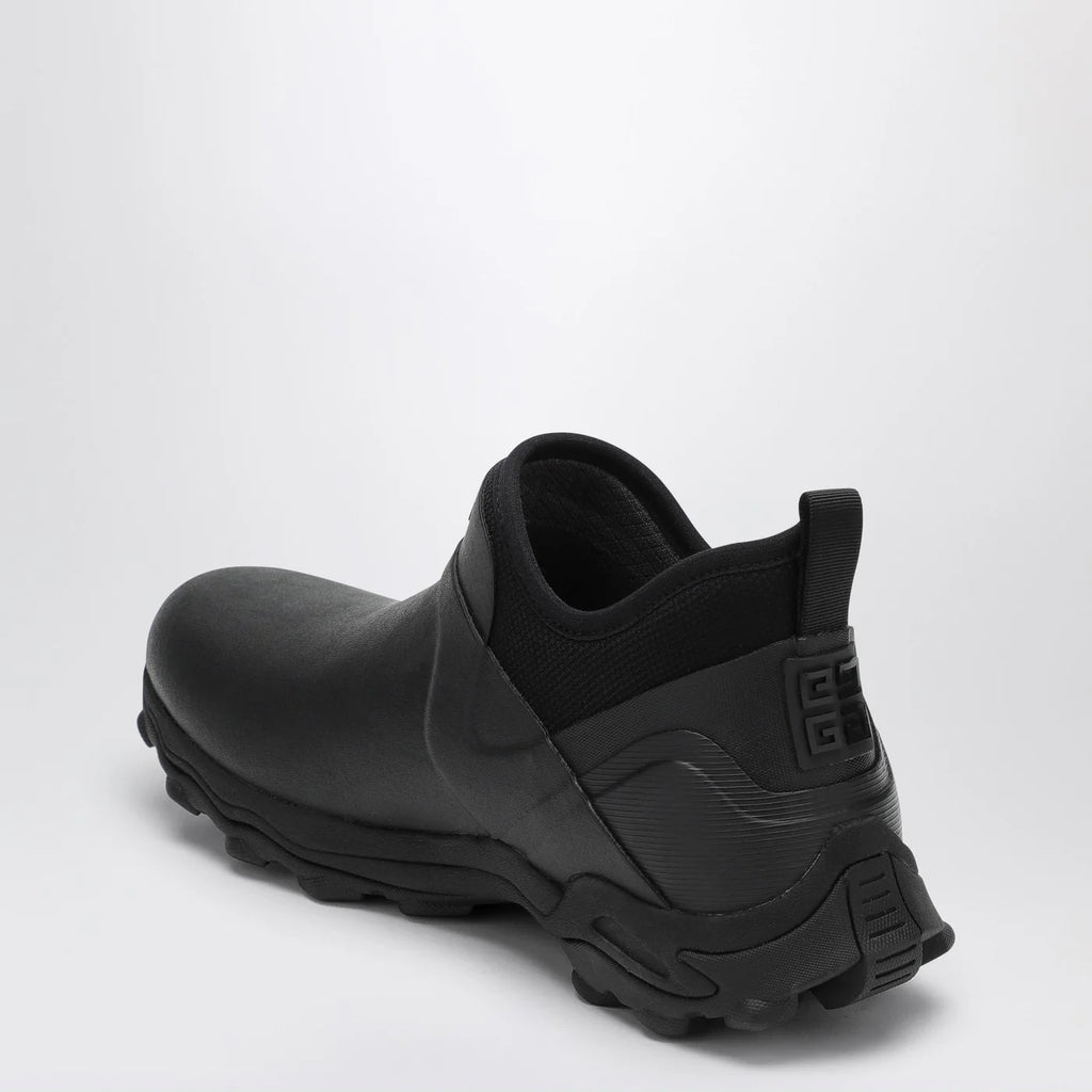 Givenchy Black Bogs rubber chelsea boots