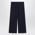 Acne Studios Navy blue satin trousers