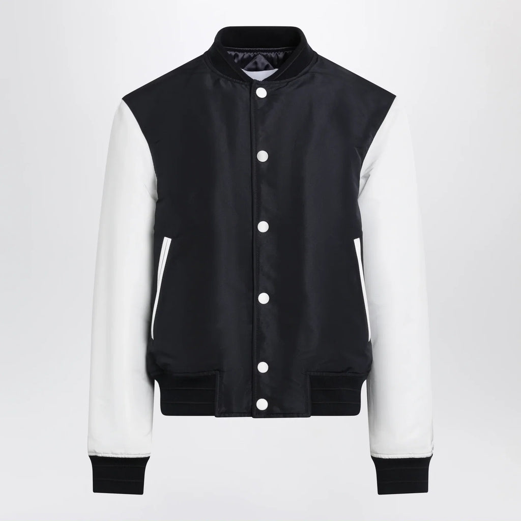 Givenchy Navy/White Satin Varsity Jacket
