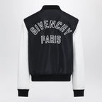 Givenchy Navy/White Satin Varsity Jacket