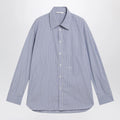 Givenchy White/blue striped poplin shirt