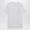 Givenchy White cotton and silk T-shirt with jacquard logo