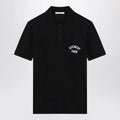 Givenchy Dark blue polo shirt with logo embroidery