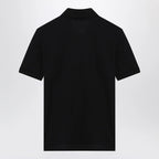 Givenchy Dark blue polo shirt with logo embroidery