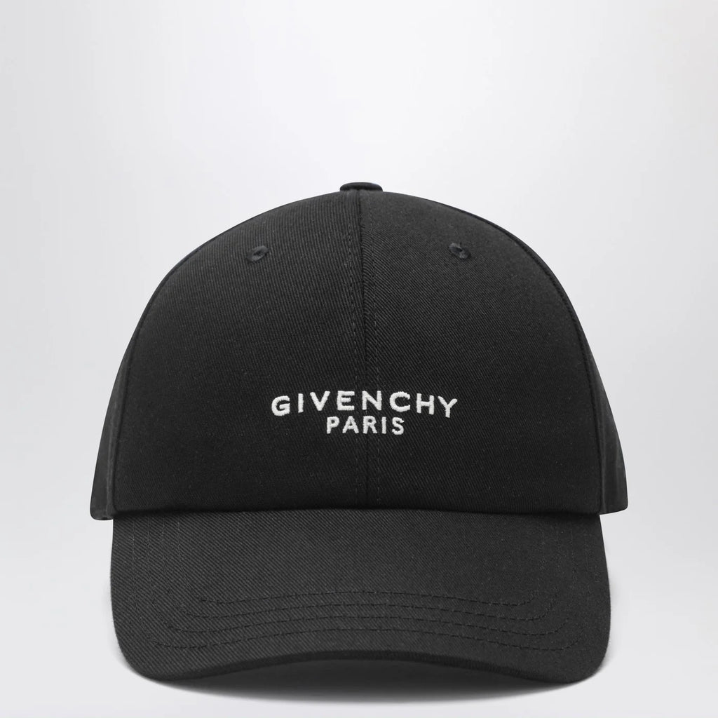 Givenchy Black baseball cap with logo