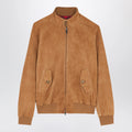 Baracuta G9 suede jacket Tobacco