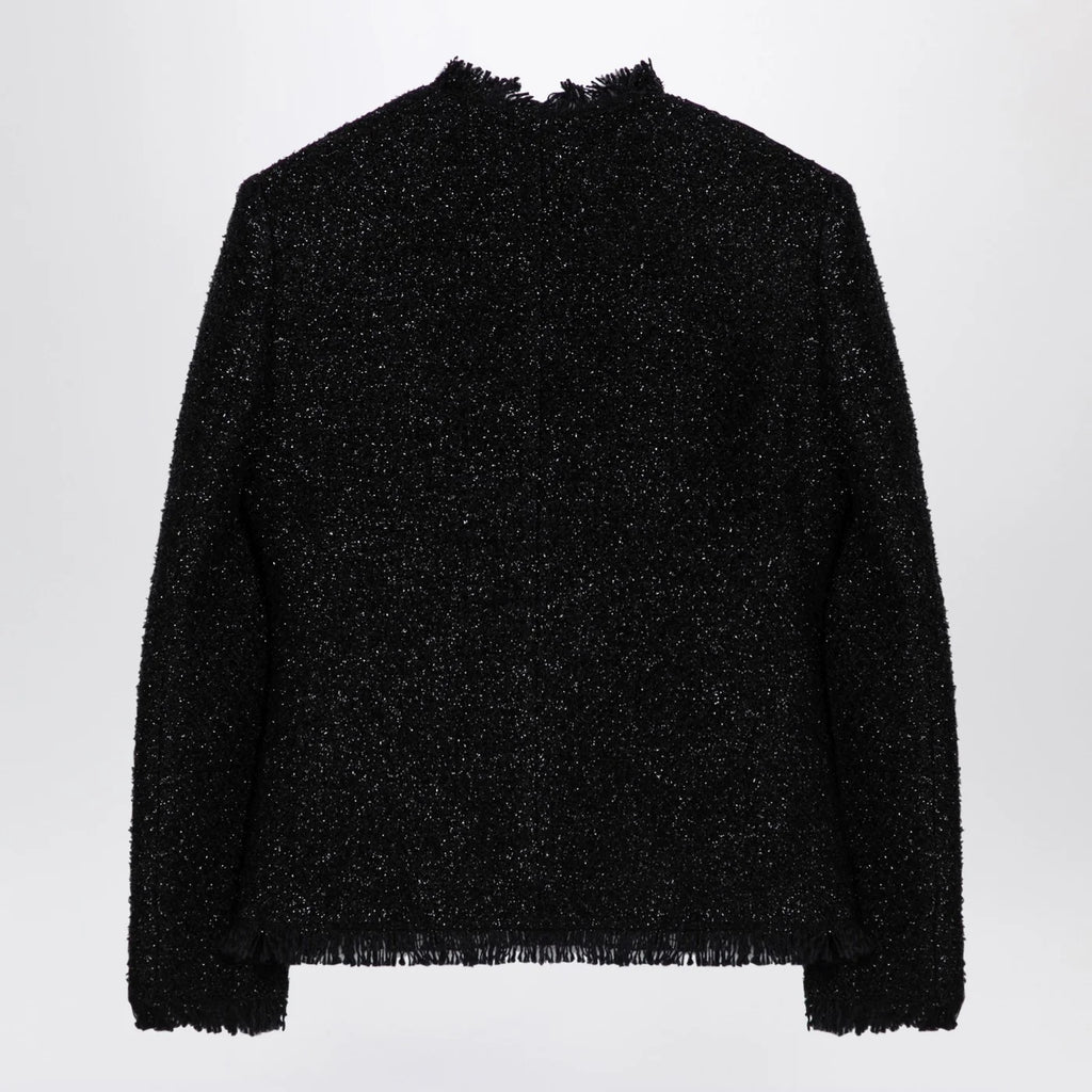 Givenchy Black tweed and lurex jacket