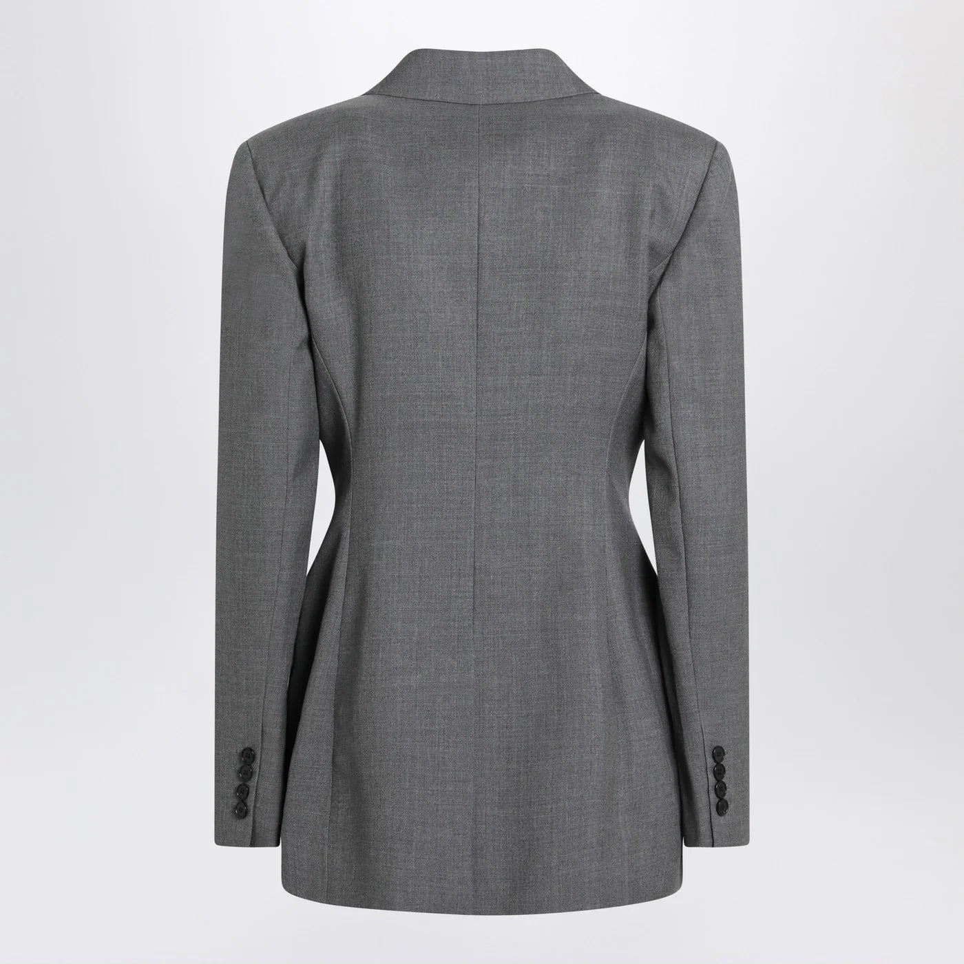 Givenchy Grey double-breasted wool jacket