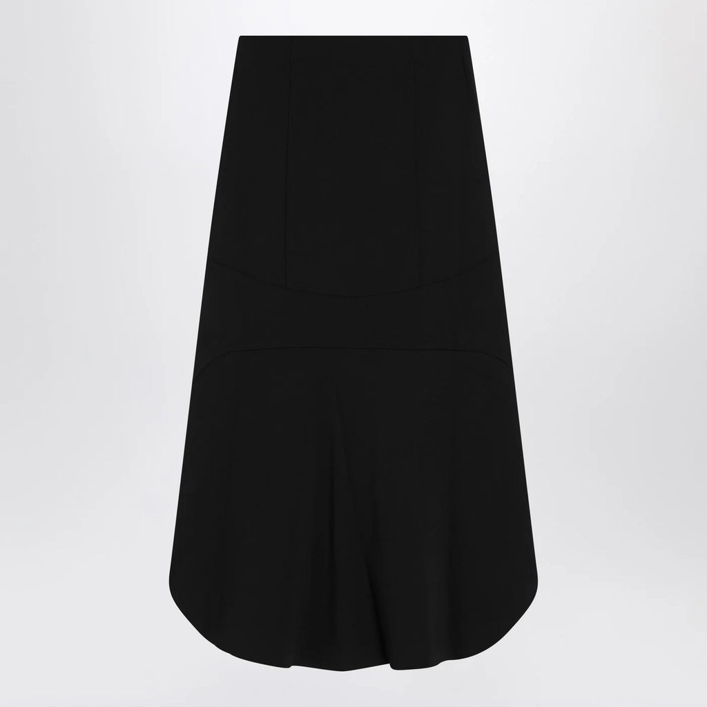 Givenchy Black Milan stitch skirt with buttons