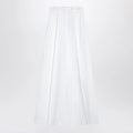 Givenchy White pleated cotton trousers