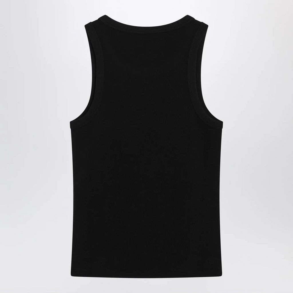 Givenchy Black slim-cut tank top with logo