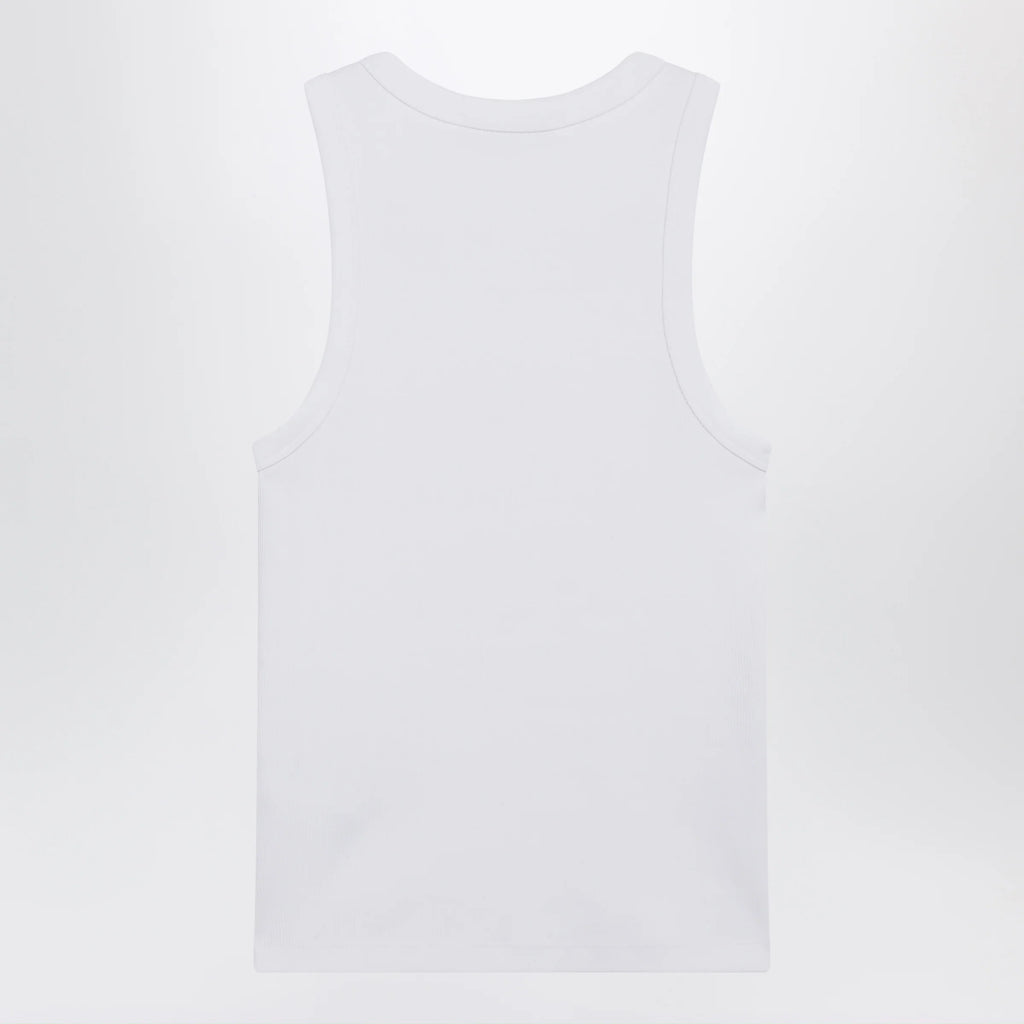 Givenchy White slim-fit tank top with logo