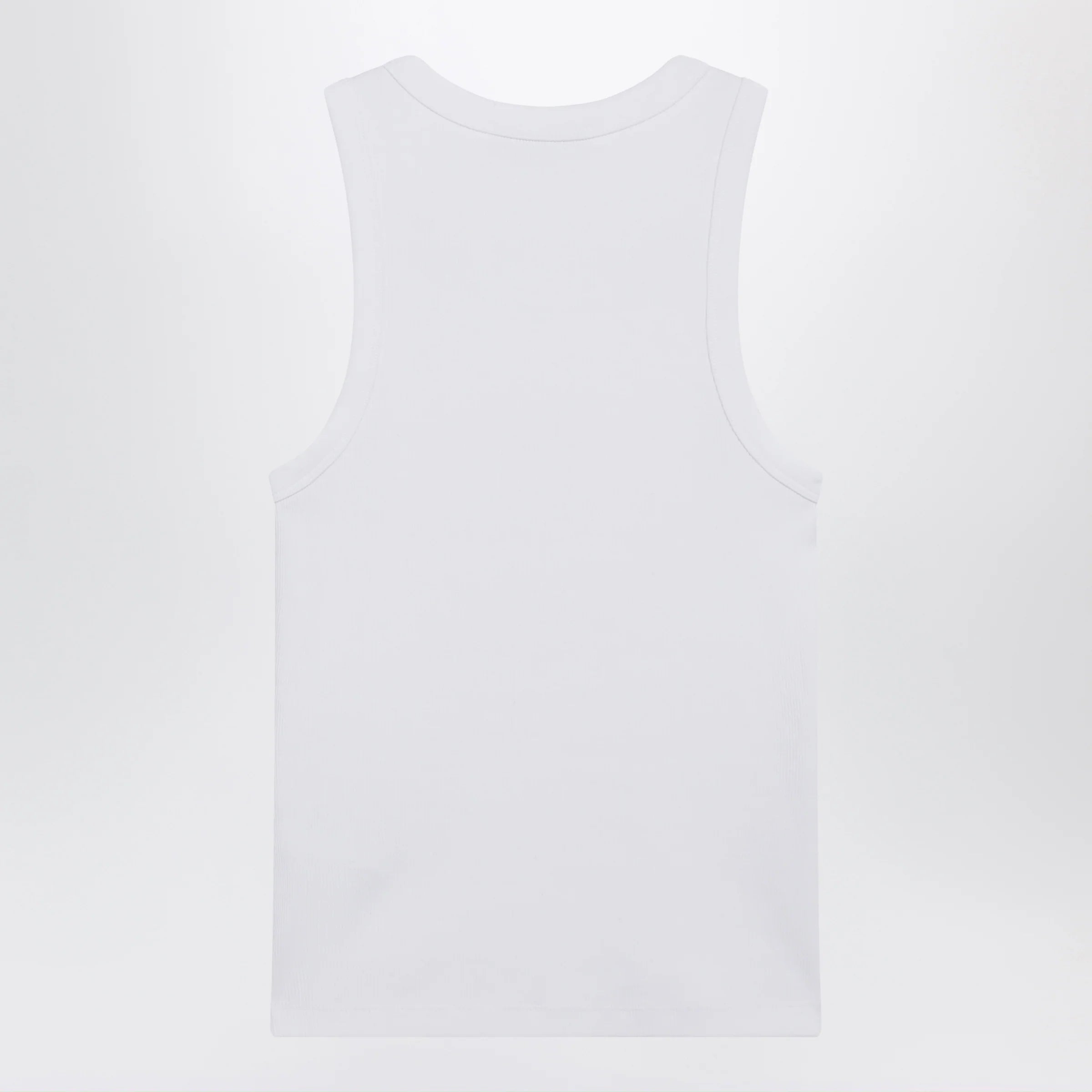 Givenchy White slim-fit tank top with logo