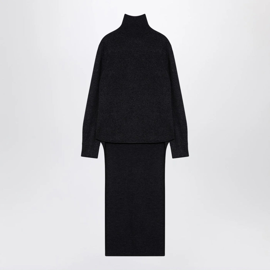 Givenchy Dark grey turtleneck with drawstring