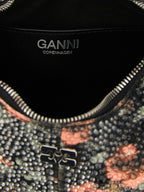 Ganni Mini Hobo Flowers Handbag