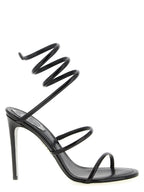 René Caovilla Cleo Metallic Sandals