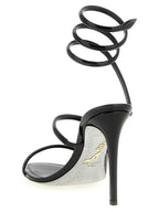 René Caovilla Cleo Metallic Sandals