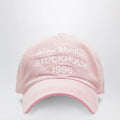 Acne Studios Faded pink baseball cap with embroidered logo