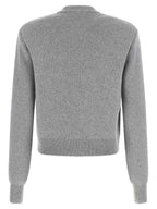 Balmain Sculpture Button Crew Neck Cardigan