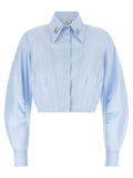 Elisabetta Franchi Cropped Shirt With Charms