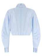 Elisabetta Franchi Cropped Shirt With Charms