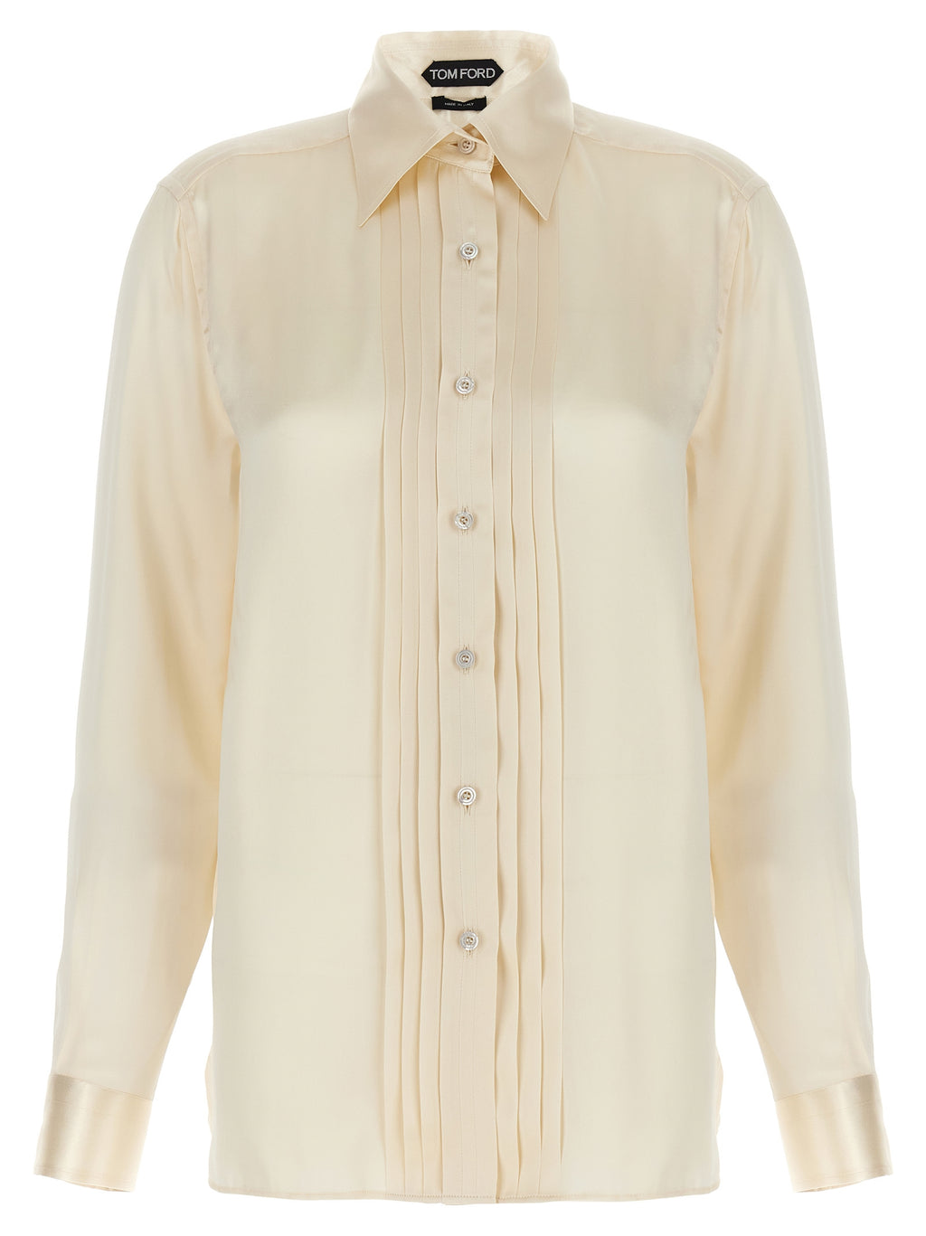 Tom Ford Pleated Plastron Shirt