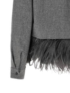 Fabiana Filippi Feather Shirt
