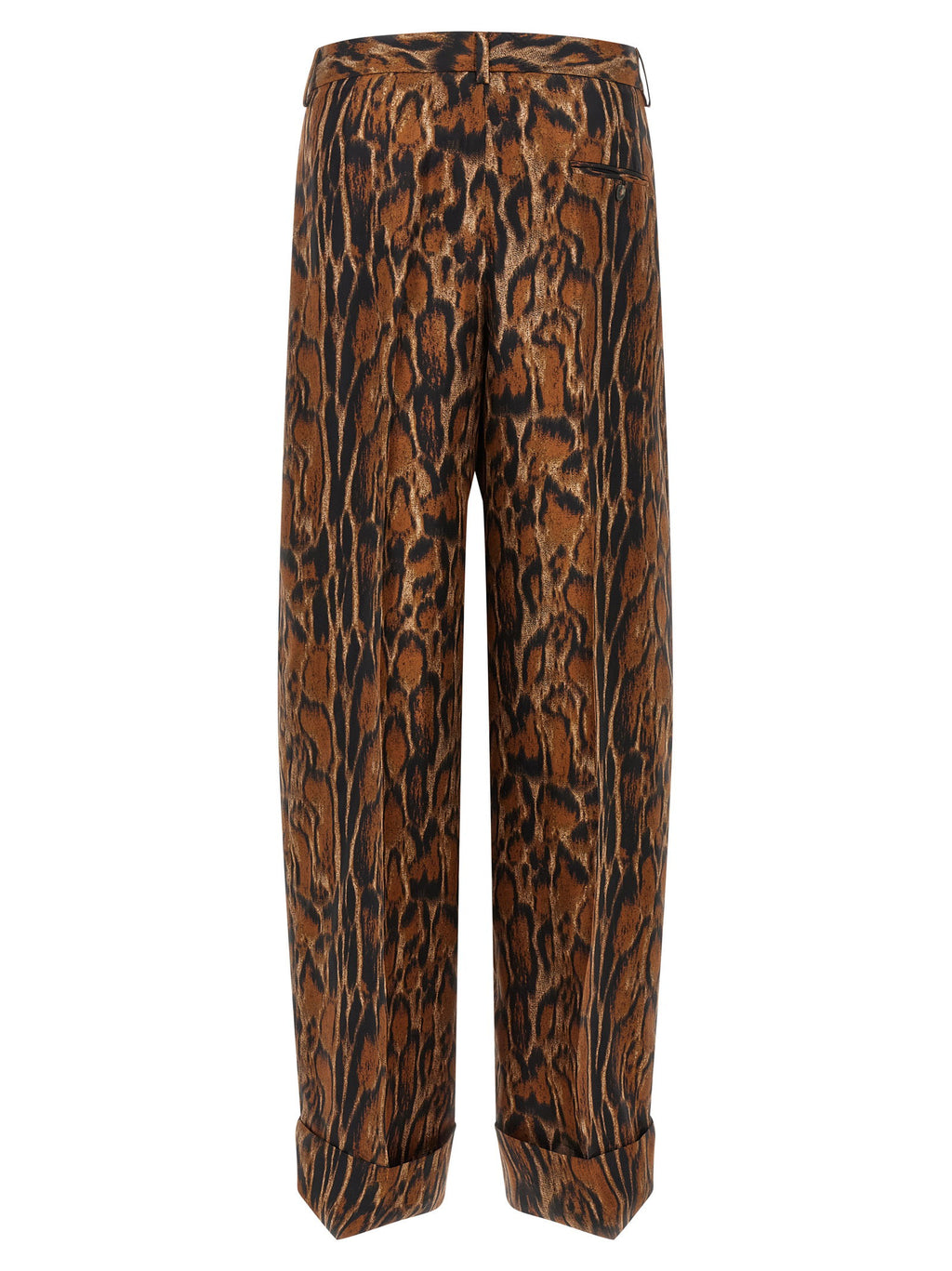 Alberto Biani Lynx Print Pants
