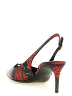 Dolce & Gabbana Rose Print Slingbacks