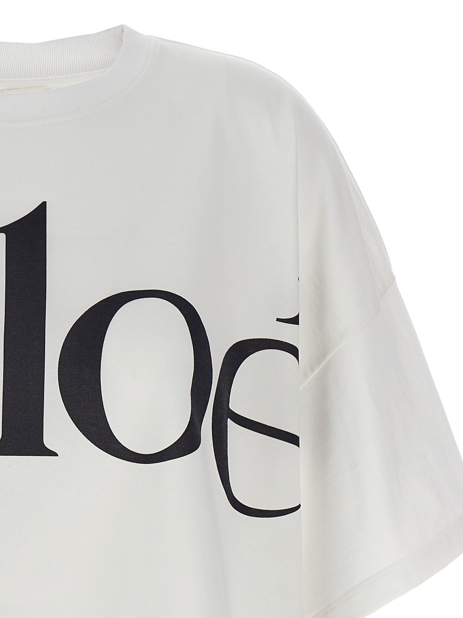 Chloé Logo Crop T-shirt