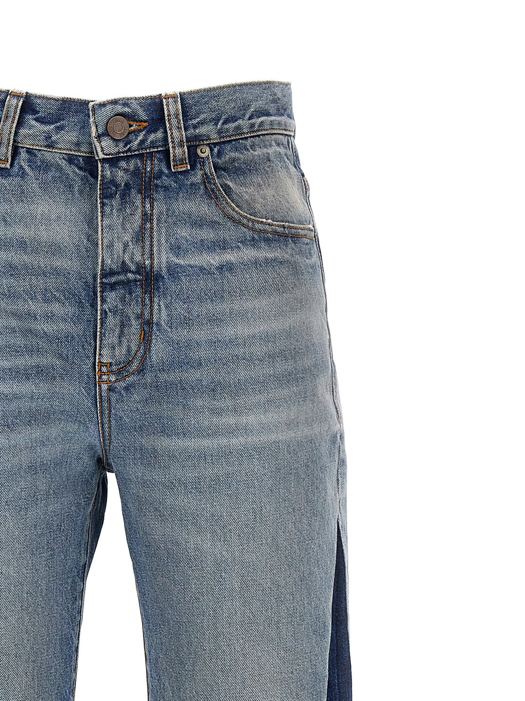 جينز كلوي المرقع