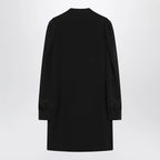 Chloé Black ruffled dress in silk blend