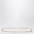 Chloé Gold-tone belt with logo lettering